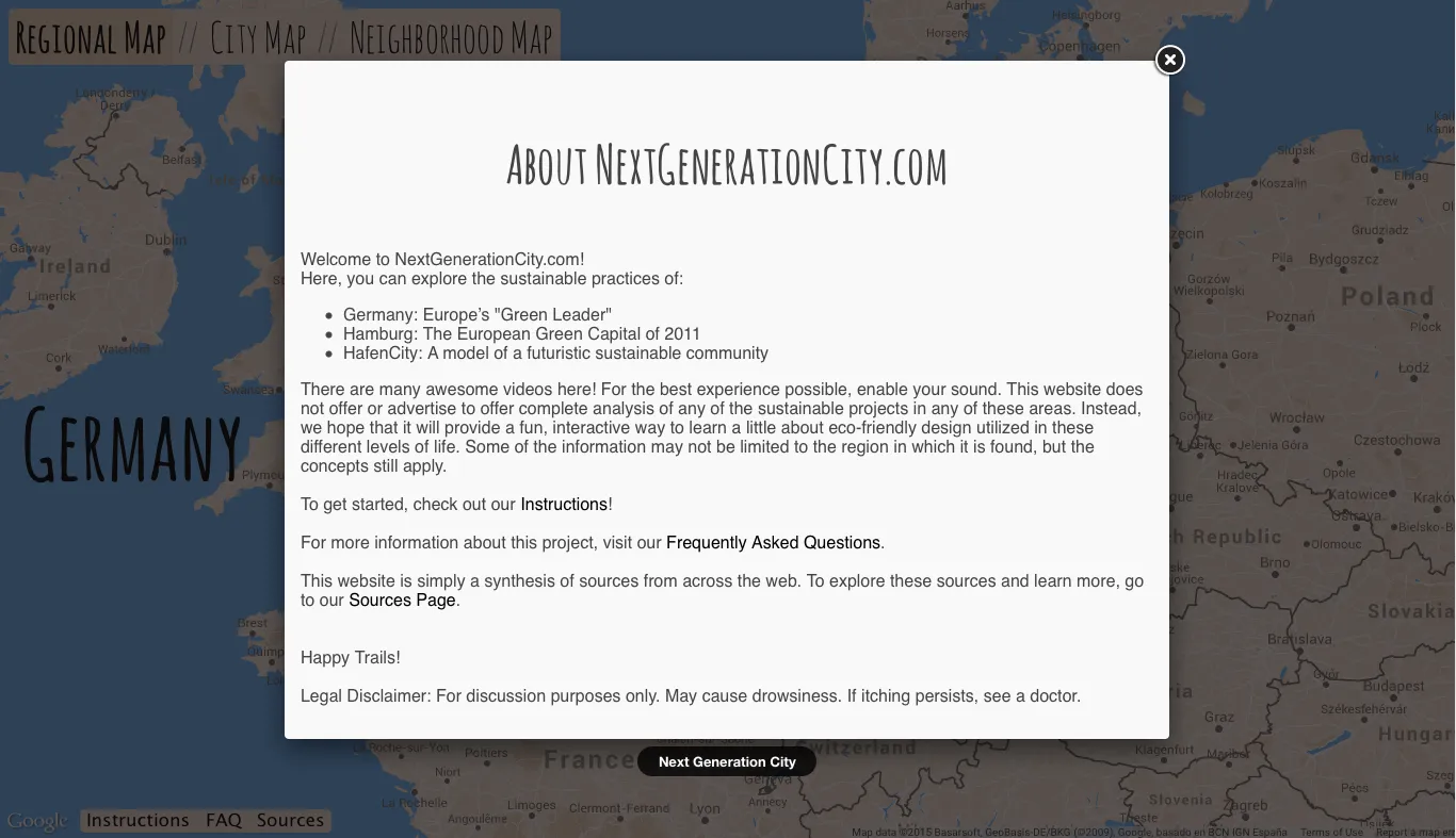 Screenshot of NextGenerationCity.com